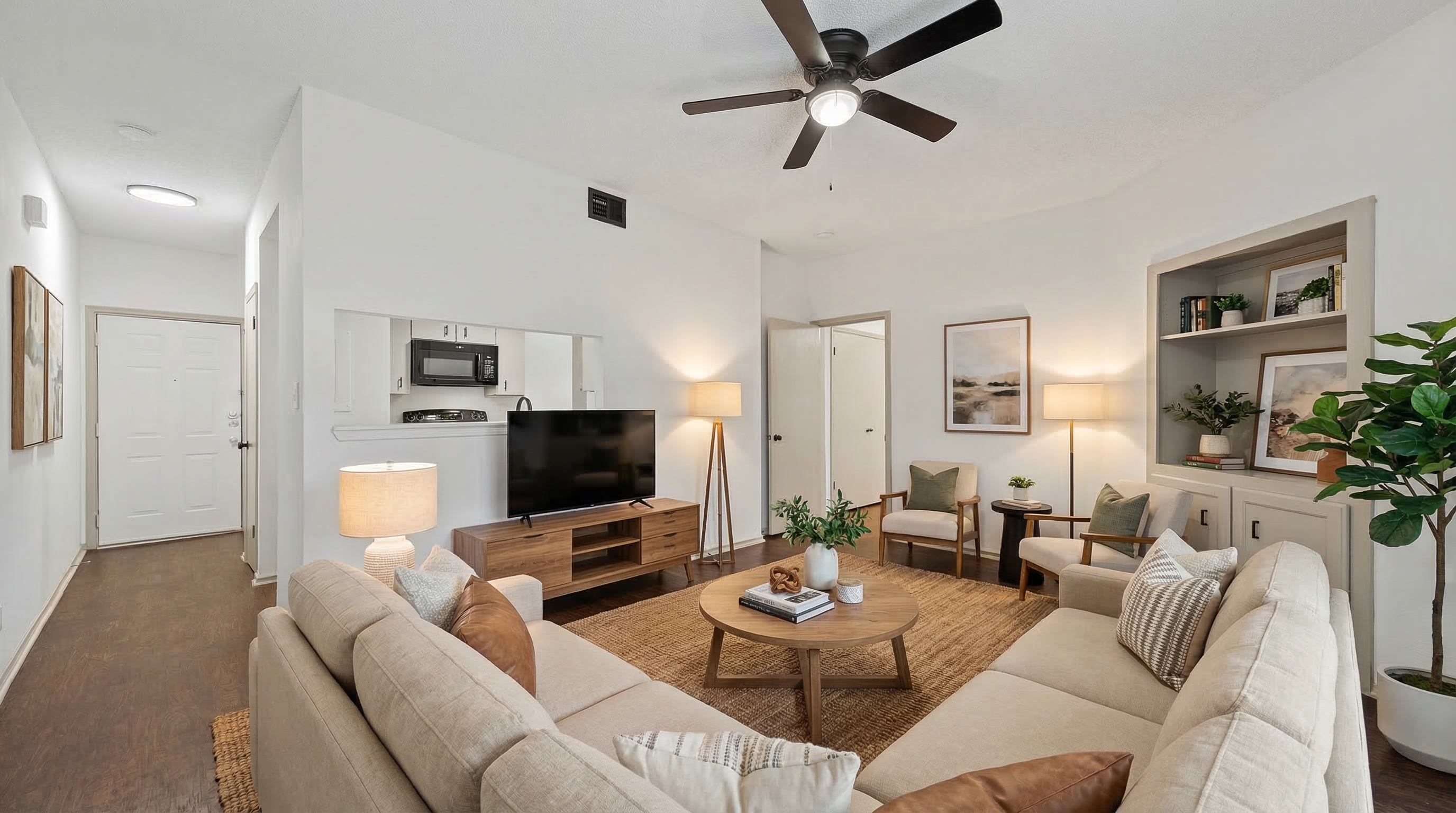 Centre Apartments living room interior