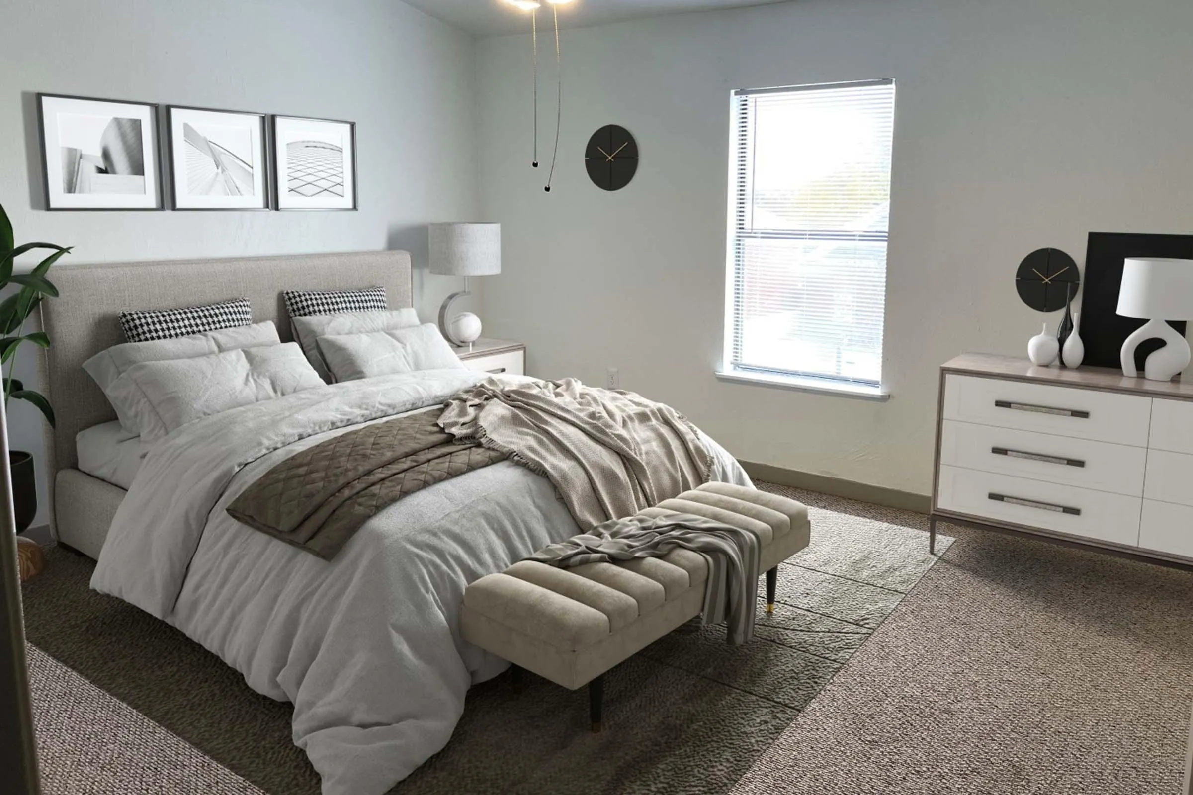 19Eleven Apartments furnished bedroom